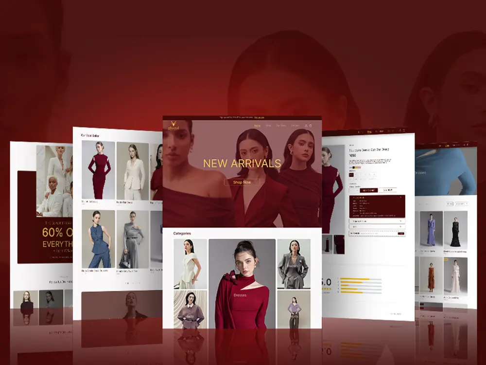 تصميم واجهه مستخدم Ui Ux لموقع الكترونى