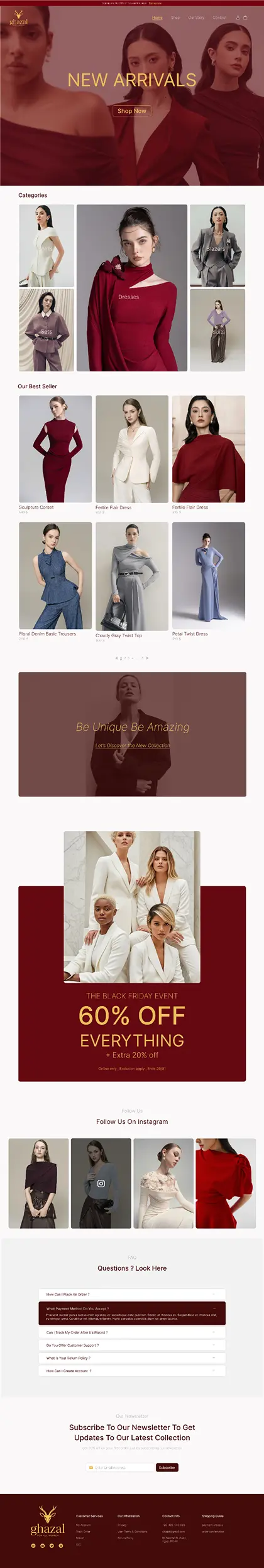 تصميم واجهه مستخدم Ui Ux لموقع الكترونى