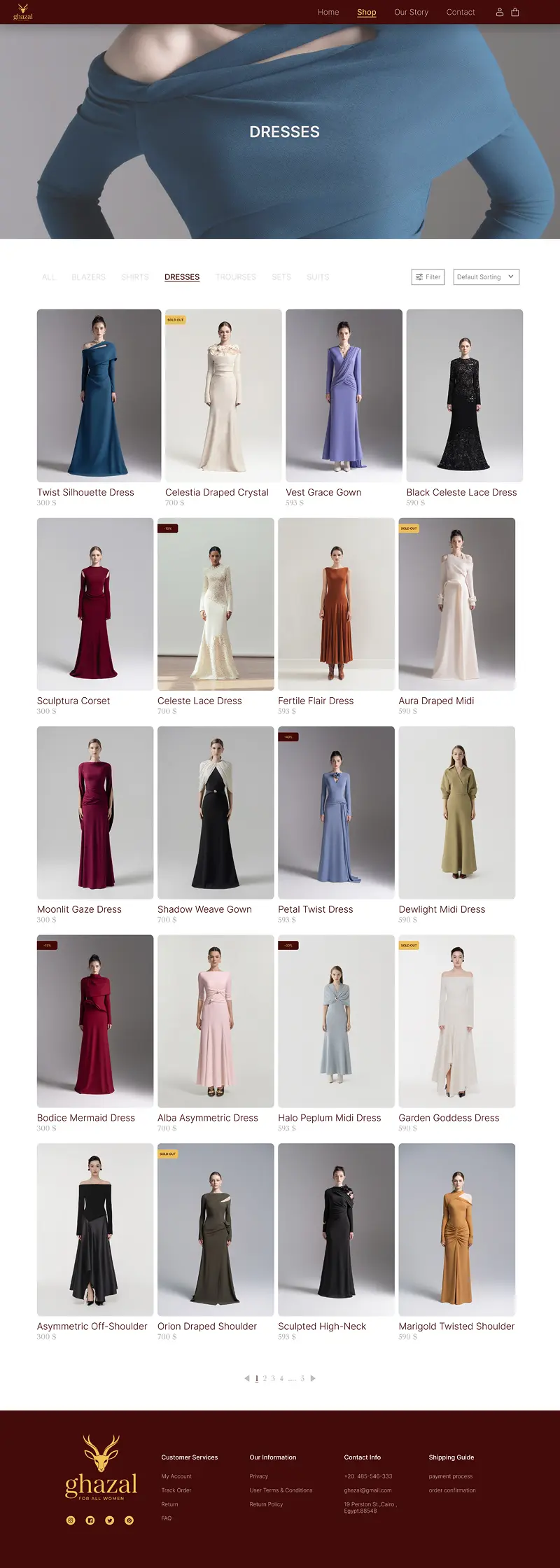 تصميم واجهه مستخدم Ui Ux لموقع الكترونى