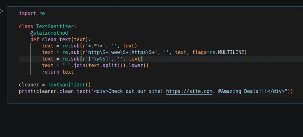 معالجة واستخراج البيانات النصية باستخدام NLP و Regex