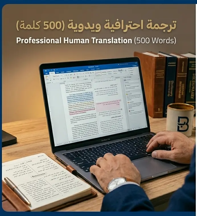 ترجمة احترافية ودقيقة بين اللغتين (العربية والإنجليزية)