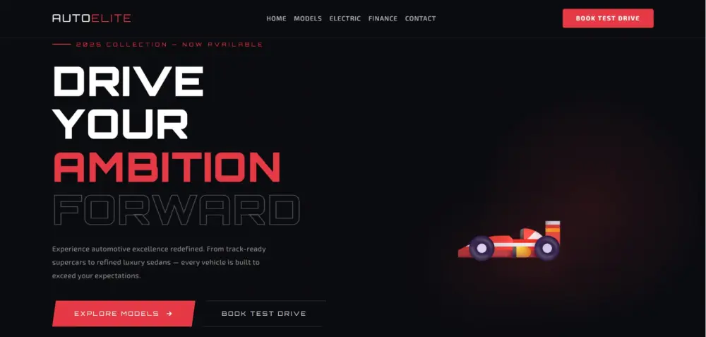 تصميم صفحه هبوط Landing Page بتصميمات عصريه Responsive