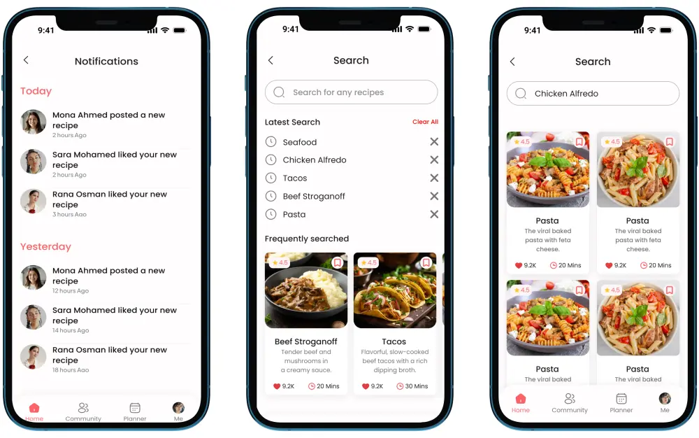 تصميم واجهات تطبيق موبايل احترافية UI/UX باستخدام Figma
