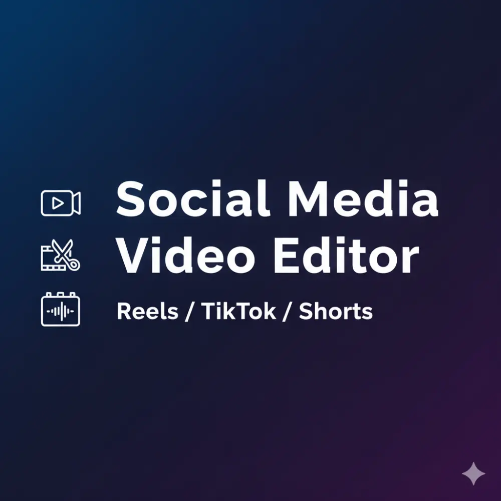 عمل مونتاج رائع لي فيديوهات TikTok و Rails و Shorts  وتعديل صور بشكل احترافي