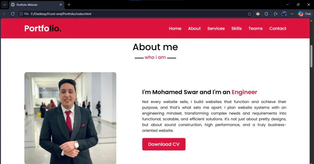 تصميم وبرمجة صفحة هبوط Responsive Landing Page