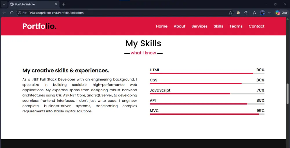 تصميم وبرمجة صفحة هبوط Responsive Landing Page