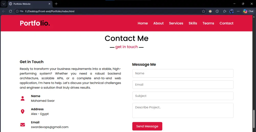 تصميم وبرمجة صفحة هبوط Responsive Landing Page