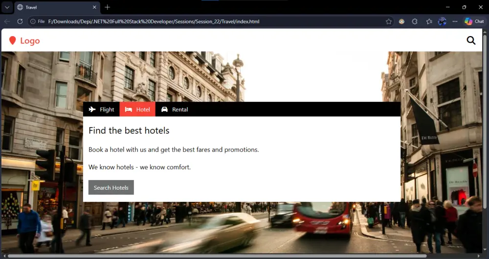 تصميم وبرمجة صفحة هبوط Responsive Landing Page