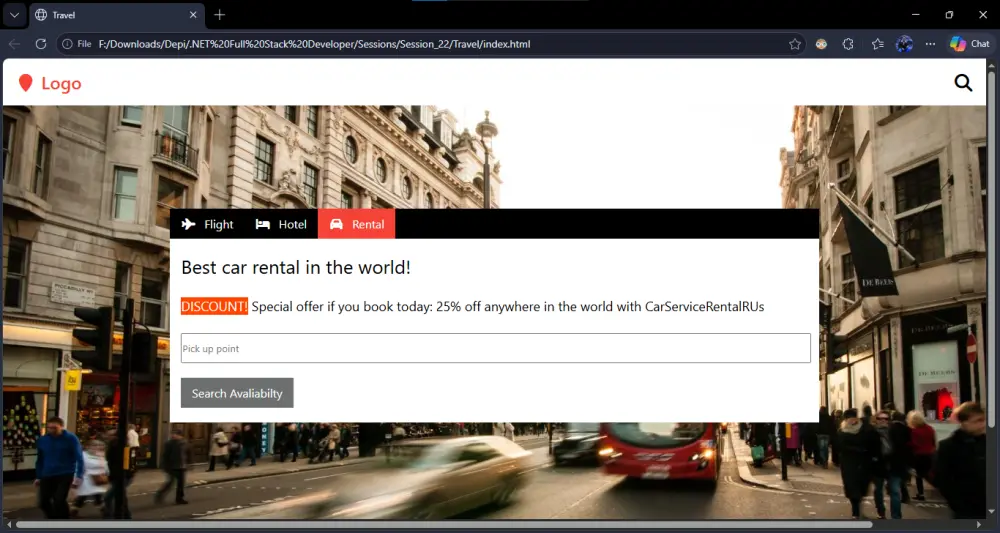 تصميم وبرمجة صفحة هبوط Responsive Landing Page