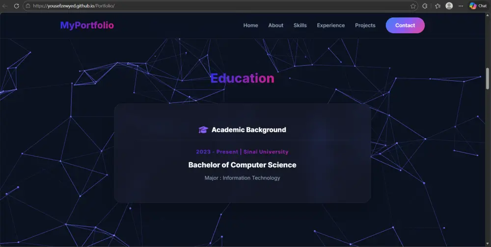 تصميم بورتفوليو احترافي لعرض اعمالك