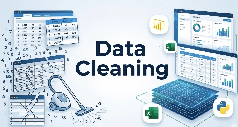 تنظيف ومعالجة البيانات Data Cleaning وتجهيزها للتحليل