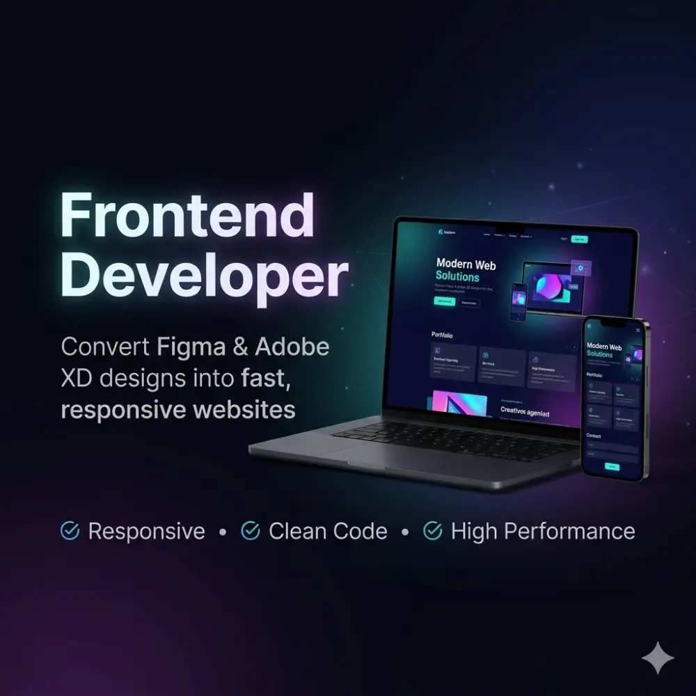 تصميم واجهات ويب احترافية و  تحويل تصميمات Figma إلى مواقع ويب احترافية باستخدام HTML و CSS و Bootstrap