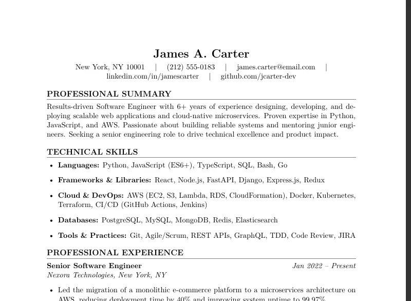 تصميم CV احترافي يبرز مهاراتك وخبراتك بشكل مميز