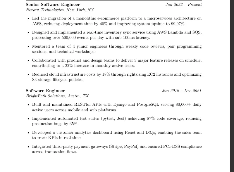 تصميم CV احترافي يبرز مهاراتك وخبراتك بشكل مميز