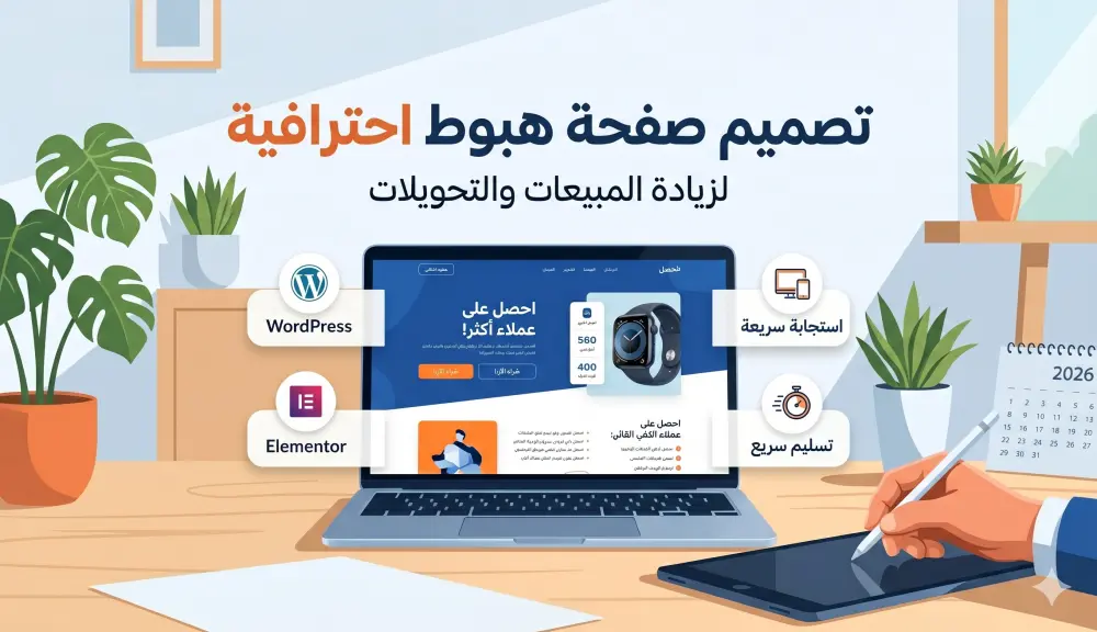 تصميم صفحـات هبوط احترافية Landing page