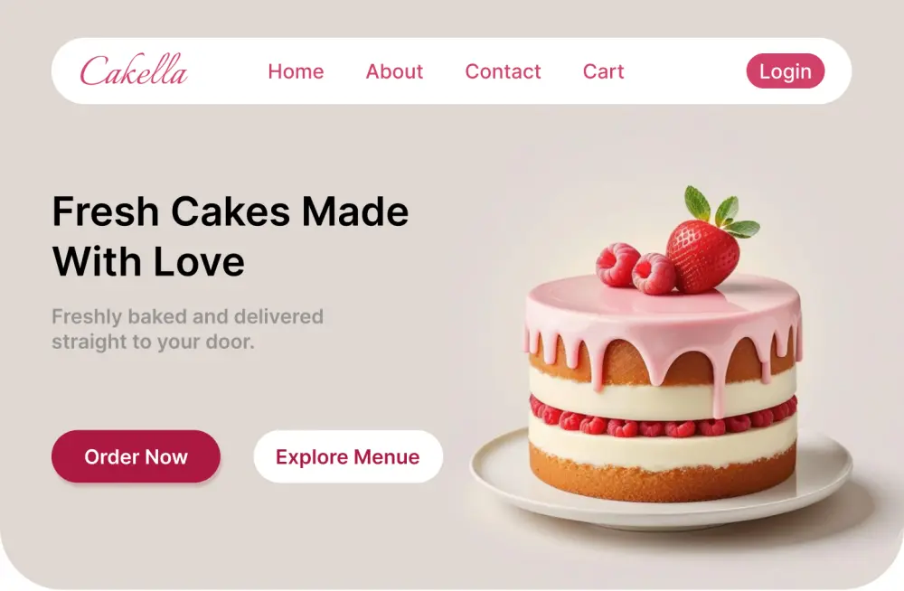 تصميم صفحة هبوط Landing Page احترافية وعصرية UI/UX