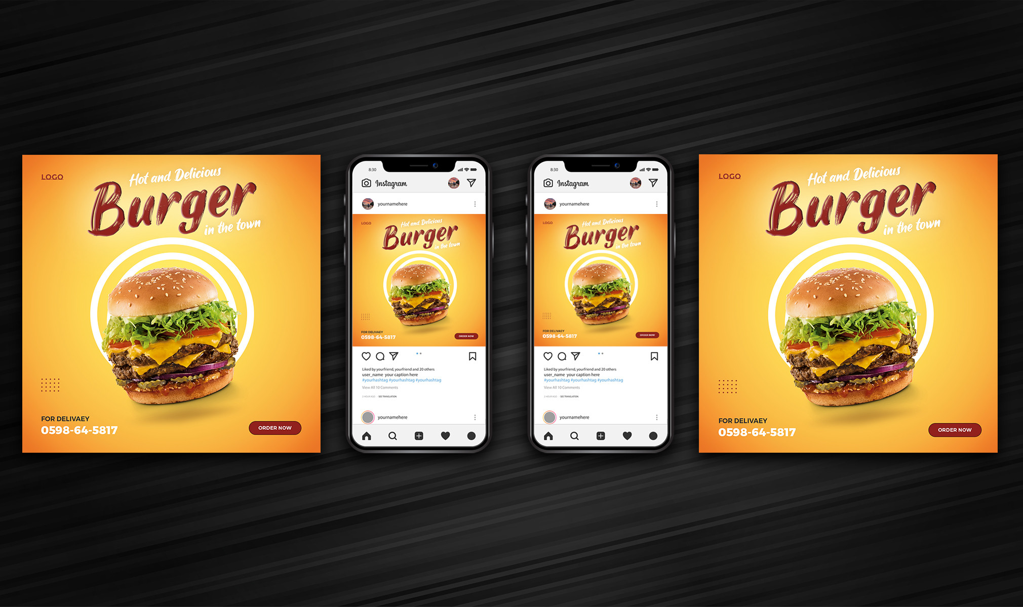 تصميم بوستات ( اعلانات ) سوشيال ميديا احترافية