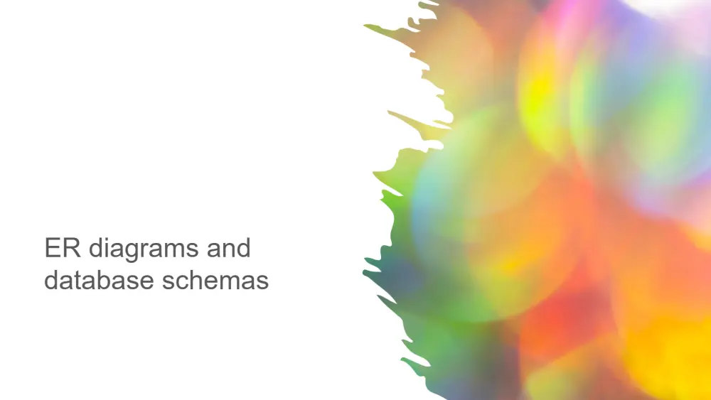 نمذجة البيانات بعمل مخطط Entity-Relationship للبيانات المهيكلة