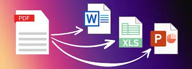 تحويل الـPDF إلى ملفات Office