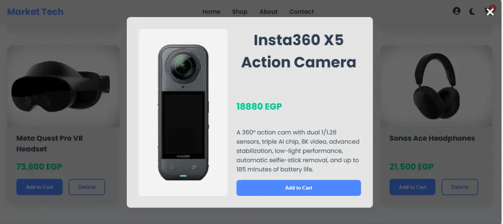 تصميم واجهة متجر إلكتروني احترافية وعصرية