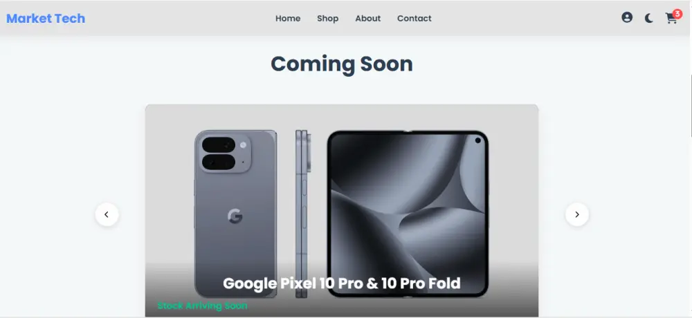 تصميم واجهة متجر إلكتروني احترافية وعصرية