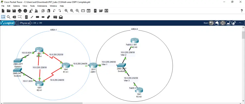 محاكاة شبكات حاسوبية باستخدام برنامج Cisco Packet Tracer