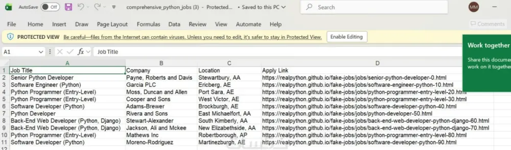 استخراج البيانات من الويب وخرائط جوجل Web Scraping