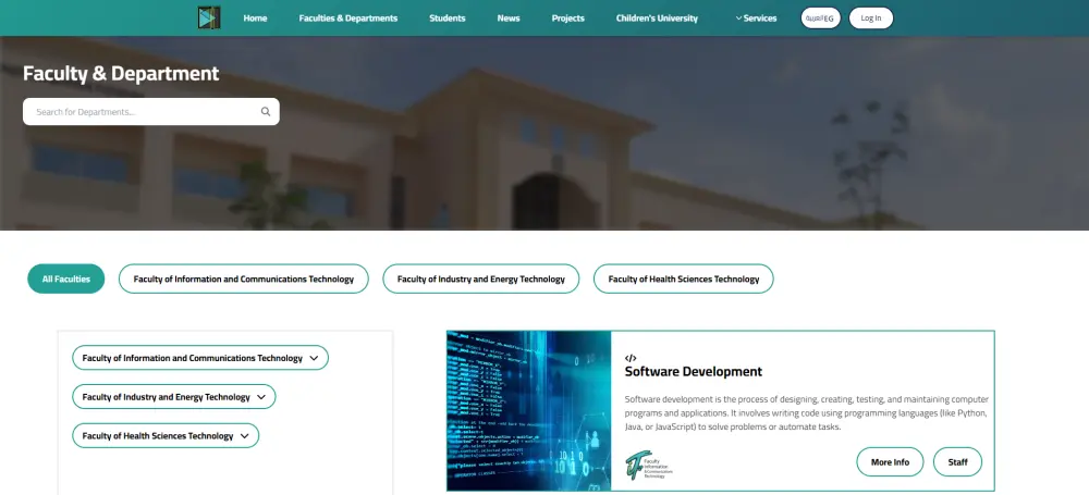 تطوير موقع ويب Full Stack احترافي باستخدام أحدث التقنيات