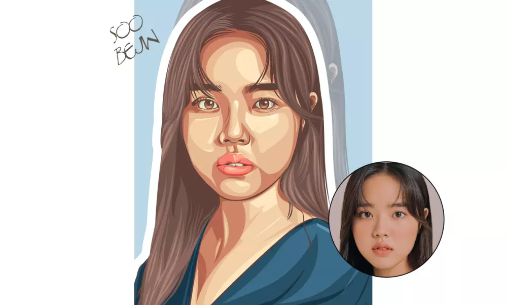 سأرسم لك صورة كارتونية احترافية باسلوب الفيكتور أرت مقابل 5 دولار !