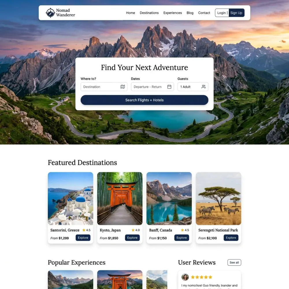 تصميم وتنفيذ صفحات ويب احترافية وبسيطة (HTML/CSS/JS)
