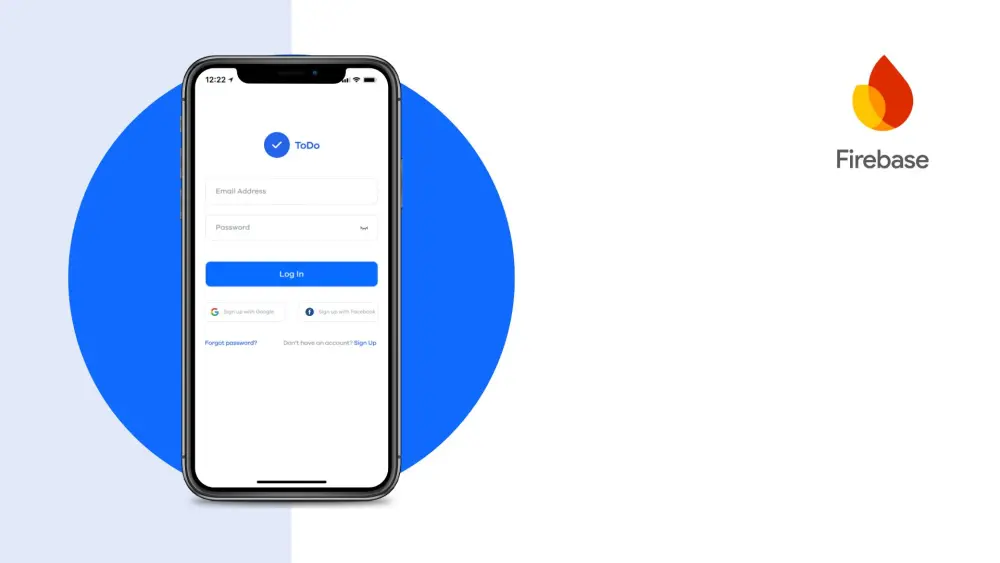 إضافة خدمات Firebase مثل التسجيل وتخزين البيانات والإشعارات