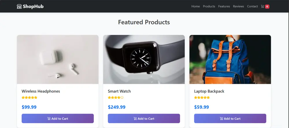 تصميم landing Page احترافية