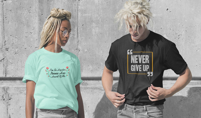 سأصمم لك 5 تيشيرتات مميزة مقابل 5 دولار  لبيعها في المواقع