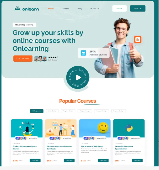 تحويل التصميم (Figma/XD) إلى كود (HTML/CSS/Bootstrap)