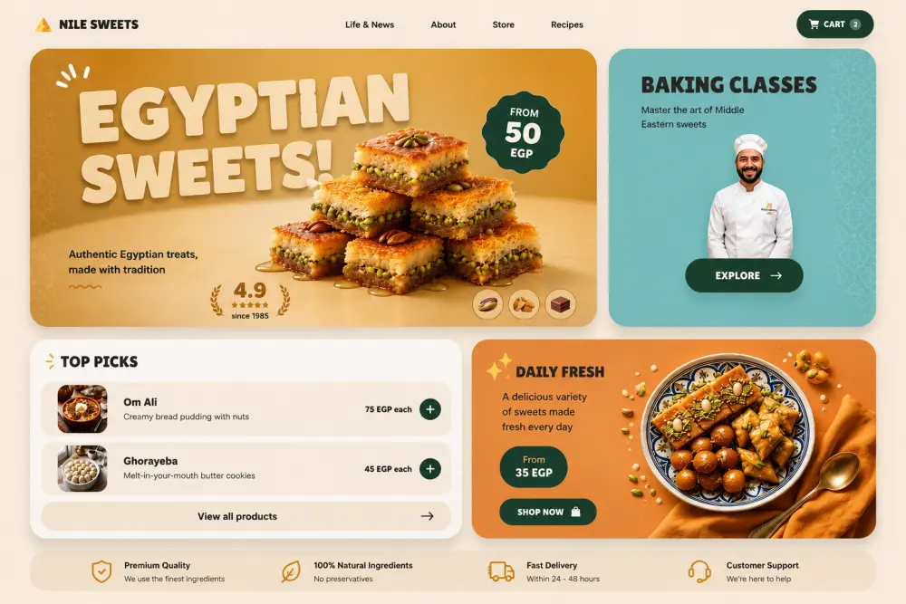 انشاء Landing Page احترافية سريعة ومتجاوبة