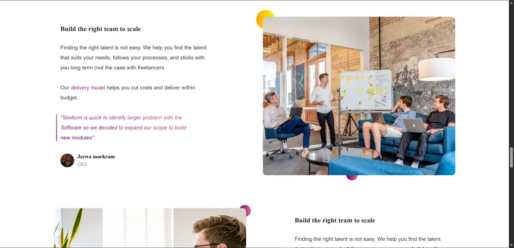 سأقوم بتصميم وتطوير موقع ويب احترافي باستخدام تقنيات الـ Front-End الحديثة، يتميز بسرعة الأداء، التصميم الجذاب، والتوافق مع جميع الأجهزة (موبايل / تابلت / كمبيوتر).