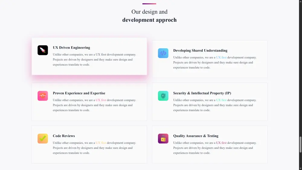 سأقوم بتصميم وتطوير موقع ويب احترافي باستخدام تقنيات الـ Front-End الحديثة، يتميز بسرعة الأداء، التصميم الجذاب، والتوافق مع جميع الأجهزة (موبايل / تابلت / كمبيوتر).