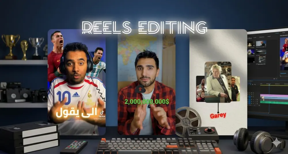 مونتاج ريلز احترافى وشورتس لليوتيوب