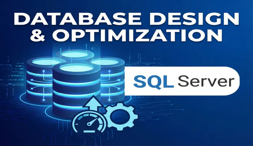 تصميم وبناء قواعد بيانات SQL Server وتحسين أداء الاستعلامات