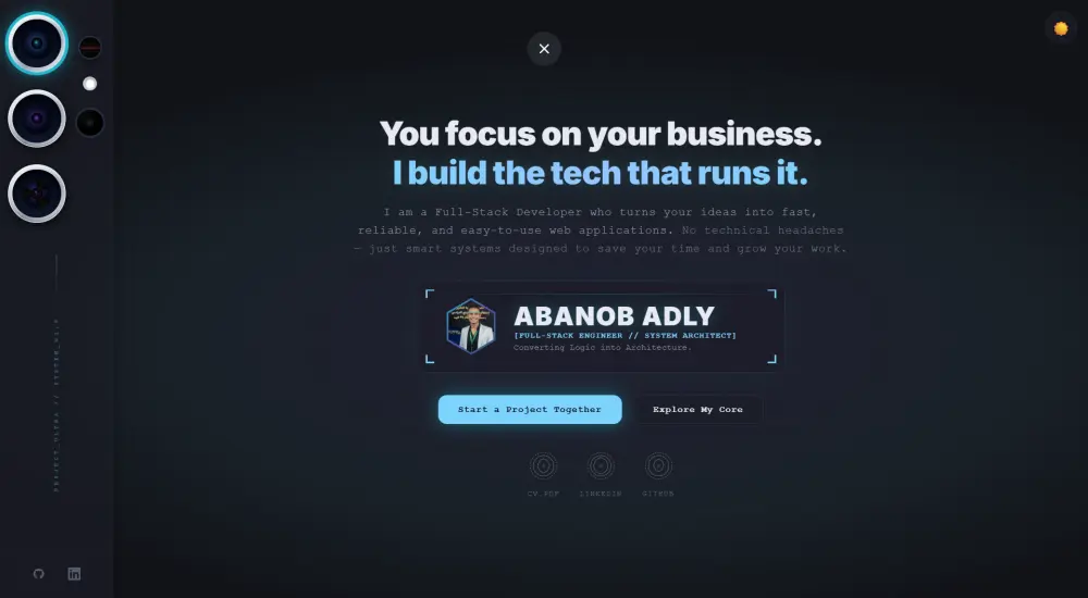 برمجة بورتفوليو (Portfolio) شخصي سريع ومخصص لجذب العملاء