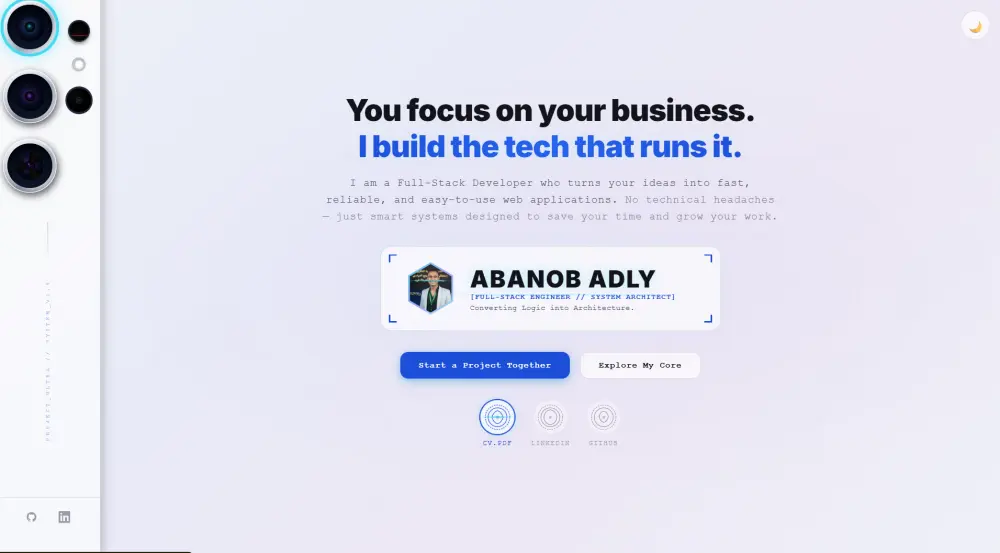 برمجة بورتفوليو (Portfolio) شخصي سريع ومخصص لجذب العملاء