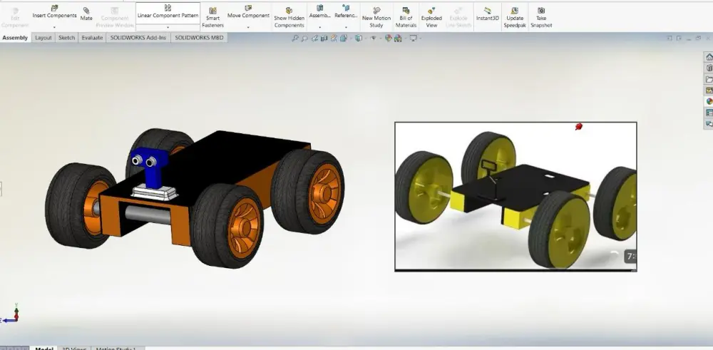 "سأقوم بتصميم نماذج 3D باستخدام SolidWorks باحتراف"