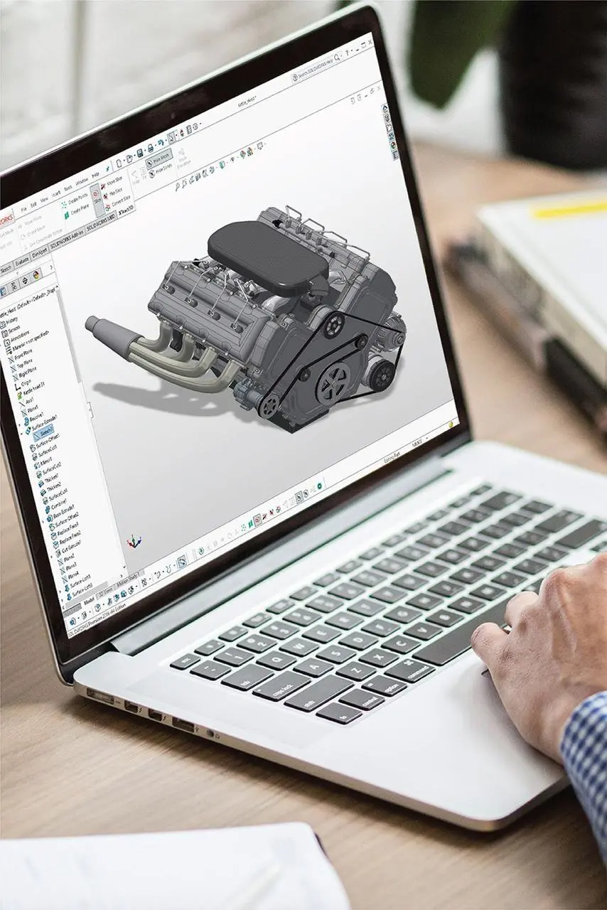 "سأقوم بتصميم نماذج 3D باستخدام SolidWorks باحتراف"