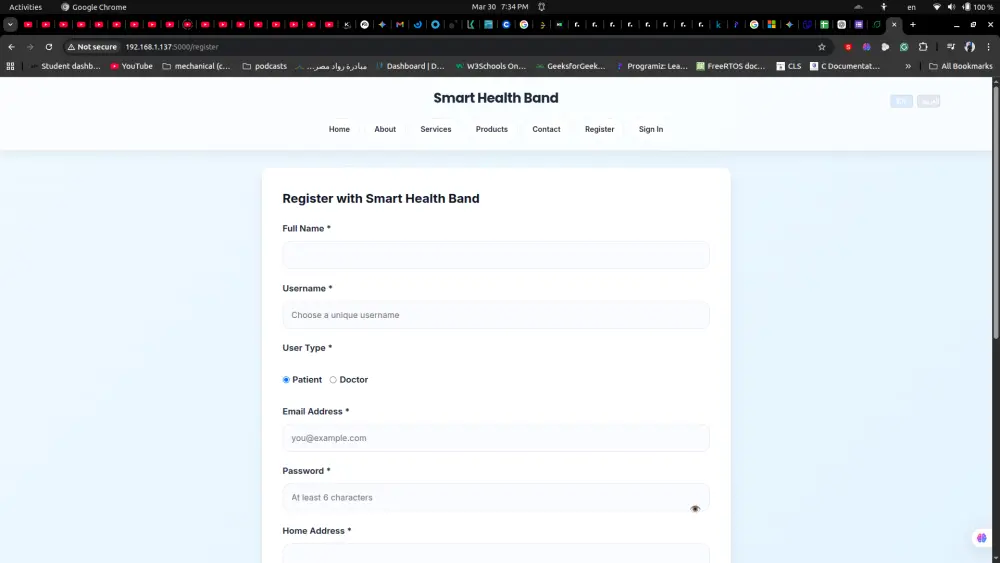 تصميم موقع ويب تفاعلي (Demo & Prototype) باستخدام HTML وCSS وJavaScript