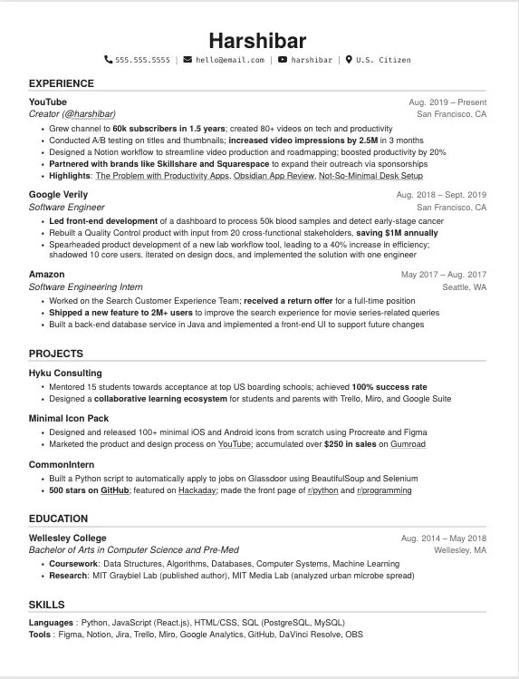 سيره ذاتيه احترافيه CV