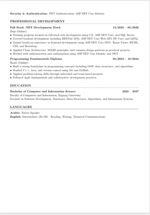 سيره ذاتيه احترافيه CV