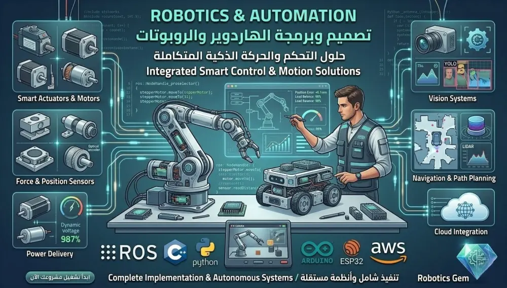 برمجة الأنظمة المدمجة (Embedded Systems) وحلول إنترنت الأشياء