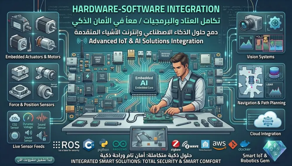 برمجة الأنظمة المدمجة (Embedded Systems) وحلول إنترنت الأشياء
