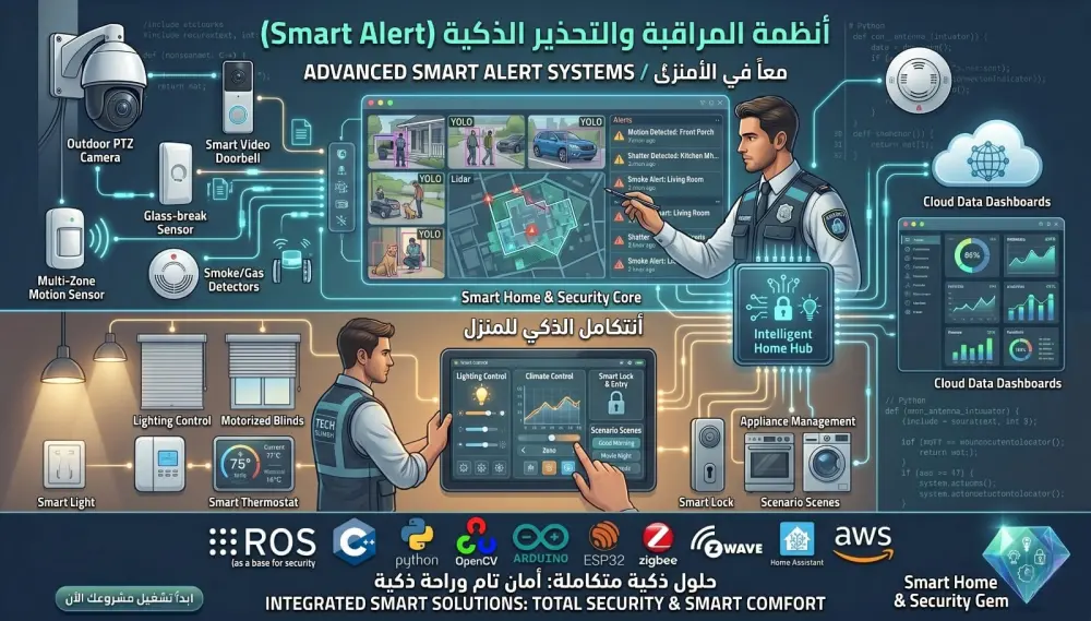 برمجة الأنظمة المدمجة (Embedded Systems) وحلول إنترنت الأشياء