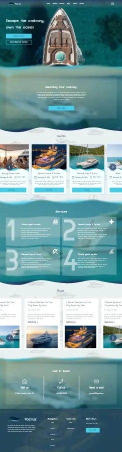 تصميم صفحة هبوط لموقع الكتروني (Landing page)